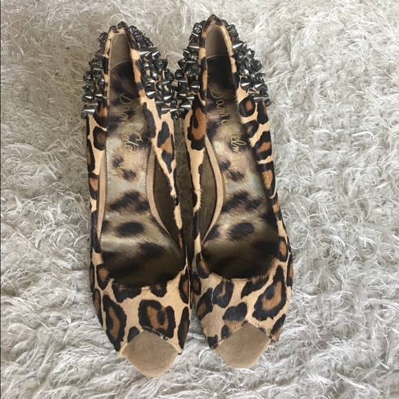 Sam Edelman Lorissa Studded Leopard Pump - Picture 4 of 7